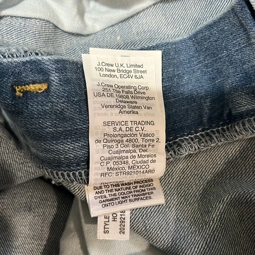 J Crew‎ Mercantile straight jeans, size 32/34, NWT